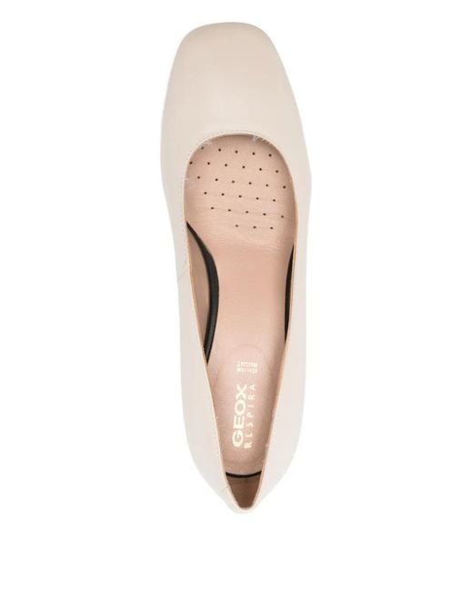 Geox Natural 55Mm Block-Heel Pumps