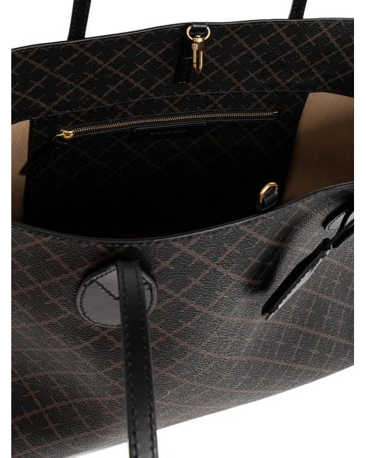 By Malene Birger Black Abigail Graphic-Print Tote Bag