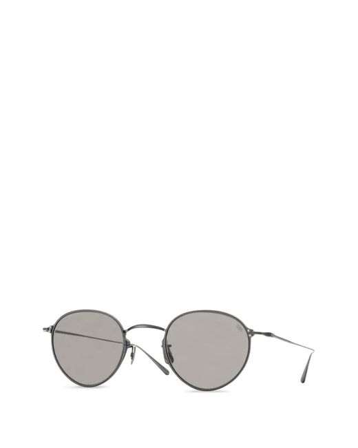 Eyevan 7285 Metallic 199 Round-Frame Sunglasses