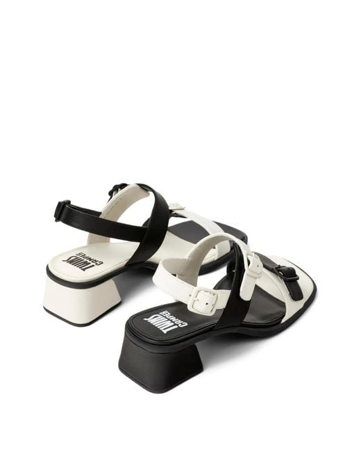 Camper Black Sandales Kora Twins À Boucle