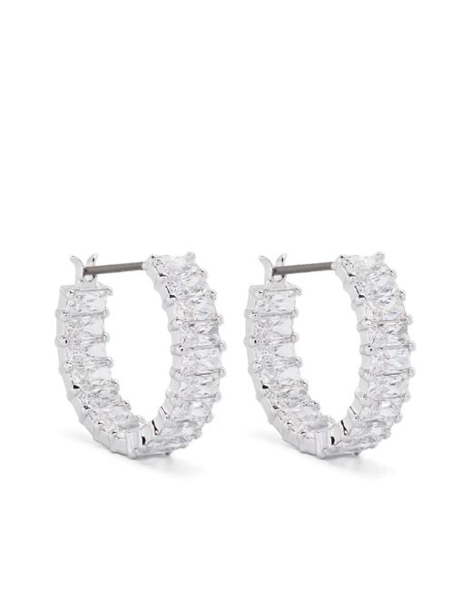 Swarovski White Matrix Ohrringe