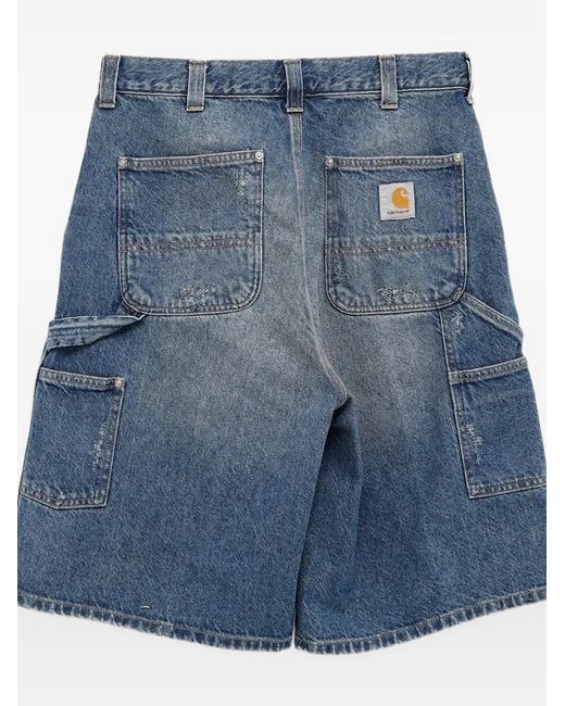 Carhartt Blue Cotton Cotton Shorts for men