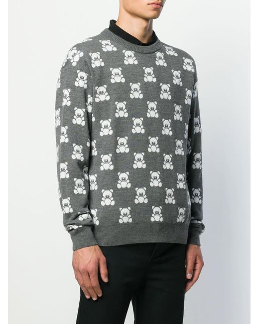 moschino teddy jumper mens