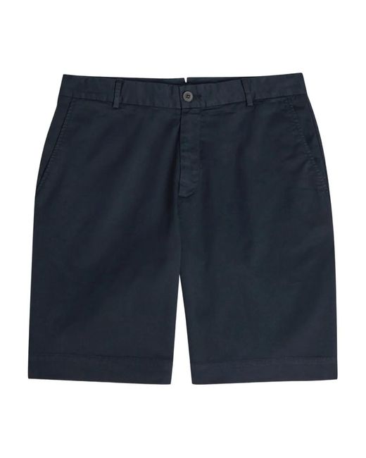 Sunspel Blue Buttoned Chino Shorts for men