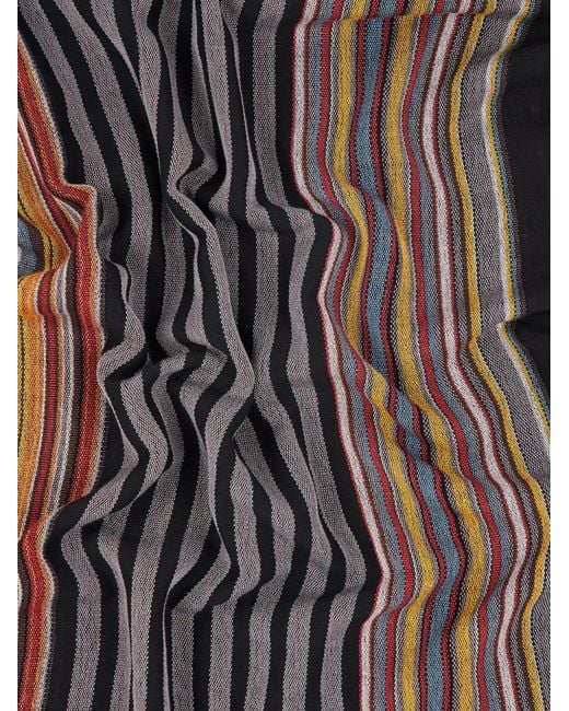 Paul Smith Brown Striped Scarf for men