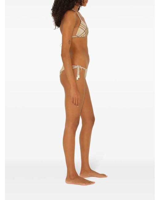 Fondo costume da bagno di Burberry in Natural