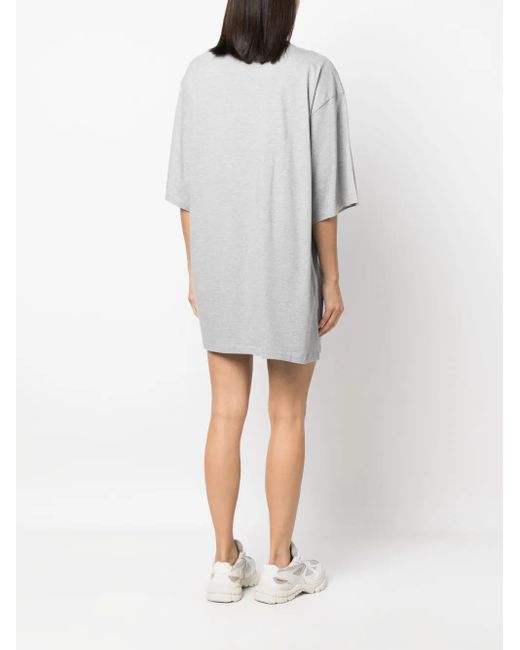 Gcds White X Spongebob Printed Cotton-Jersey T-Shirt Dress