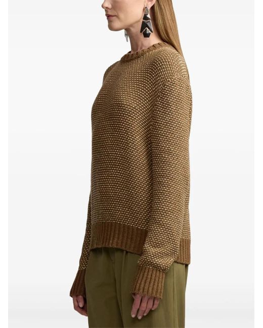 Ralph Lauren Brown Silk Sweater