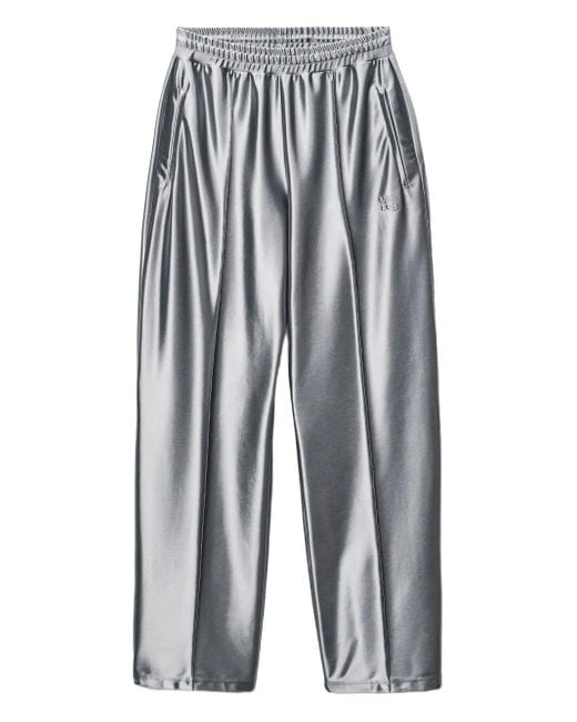 Alexander Wang Satijnen Trainingsbroek in het White