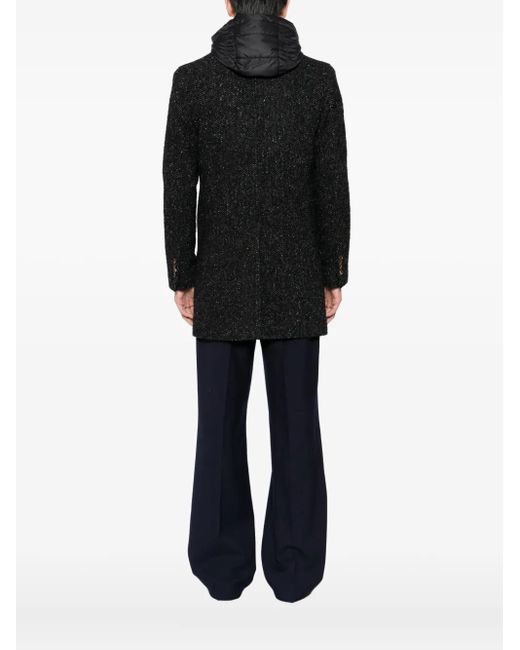 KIRED Black Jaya Single-Breasted Coat for men