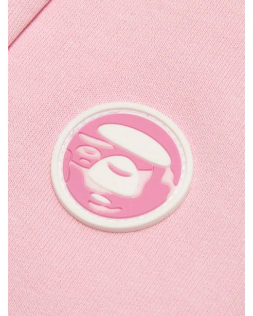 Aape By A Bathing Ape メンズ ピンク グラフィック ショートパンツ