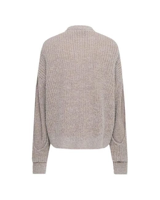 O.FILES White Buttoned Interlaced Cardigan for men