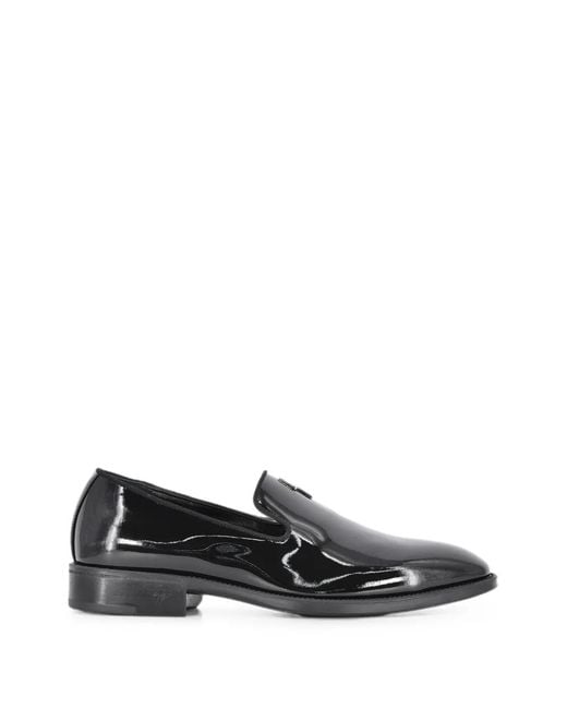 Giuseppe Zanotti Black G-Flash Loafers for men