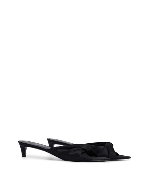 12 STOREEZ White Silk Sandals
