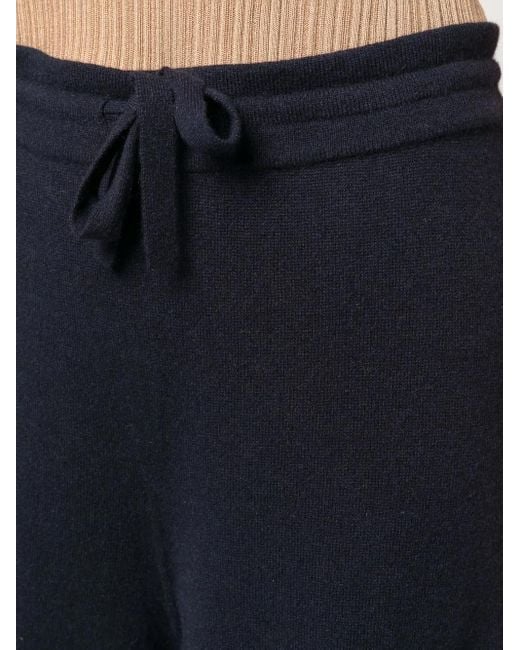 Jil Sander Blue Plus High Waist Cashmere Trousers