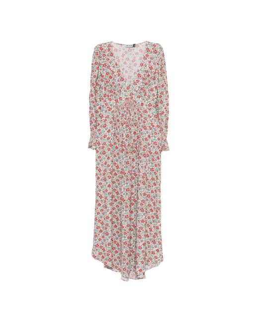 Rixo Mireta Midi-Jurk in het White