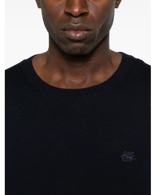 Pull À Logo Brodé Etro pour homme en coloris Black