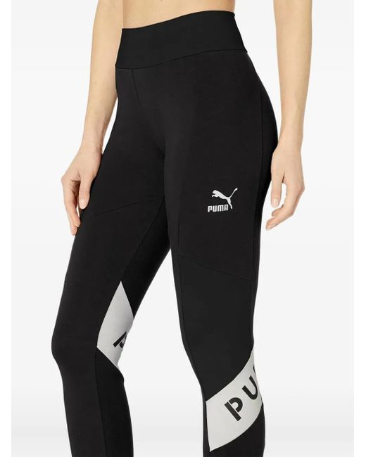 PUMA Black Xtg Panelled Leggings