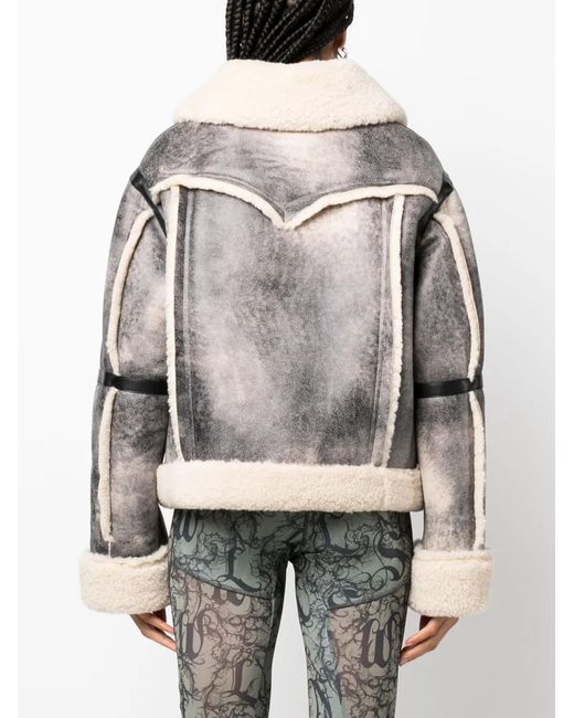 Stand Studio Black Lessie Faux-Shearling Jacket