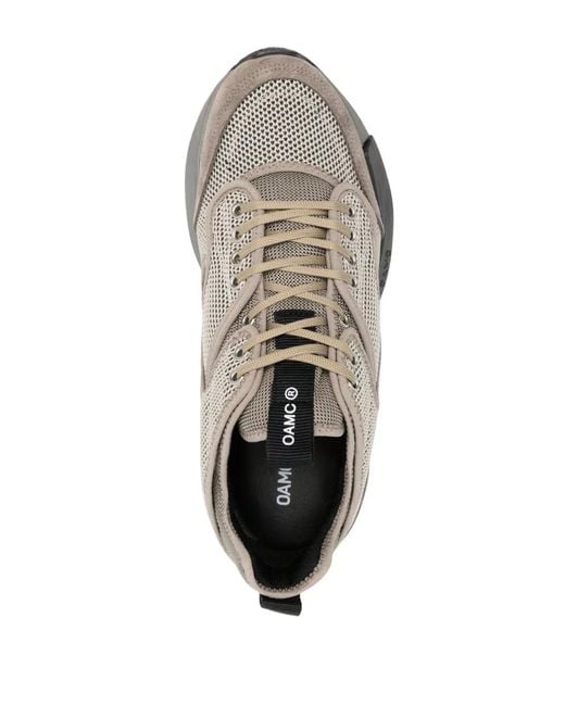 OAMC Gray Aurora Low-Top Sneakers for men