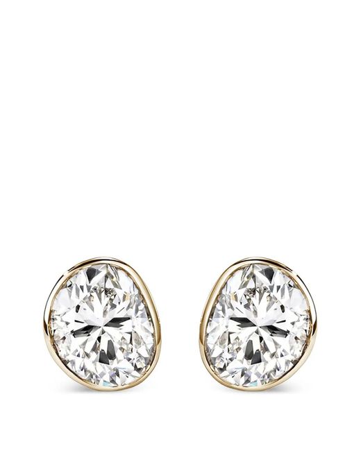 John Hardy White Jh Lovestruck Stud Diamonds Earrings