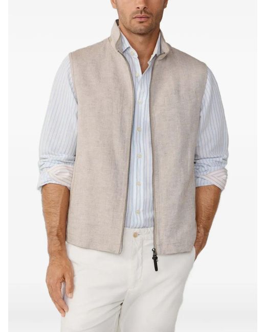 Chaleco Texturizado Hackett de hombre de color Gray