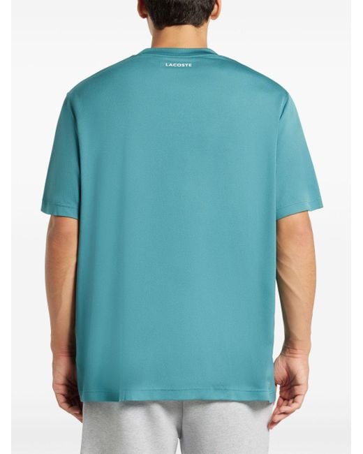 Lacoste Blue Logo-Patch T-Shirt for men