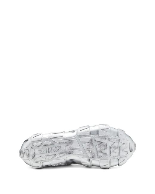 DIESEL White S-D-Griffe Low Sneakers for men