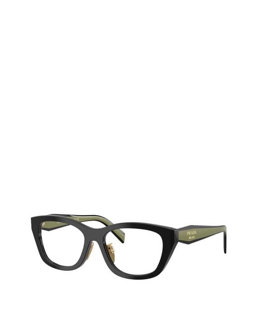 Prada Black Cat-Eye-Frame Glasses