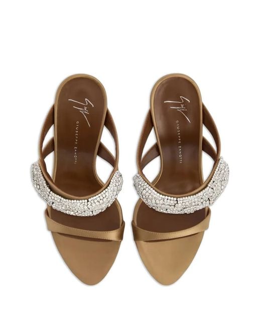 Giuseppe Zanotti White Elise Soiree Sandals