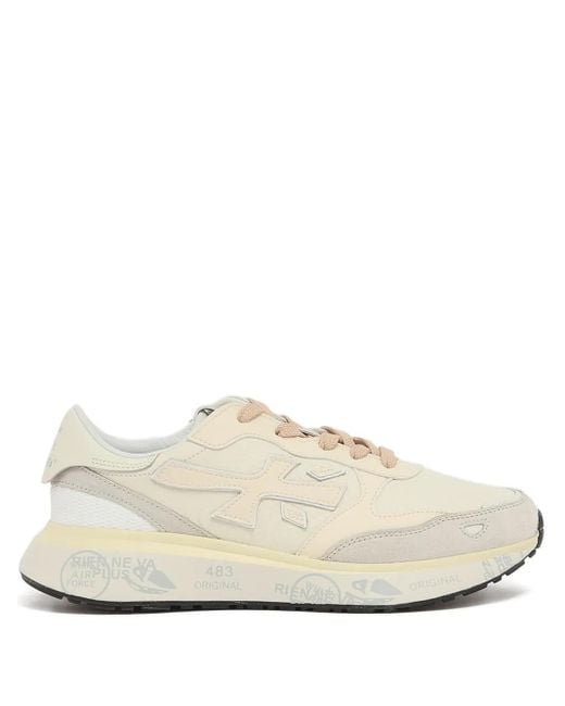 Premiata Lauryn 7788 Sneakers Met Leren Vlak in het White