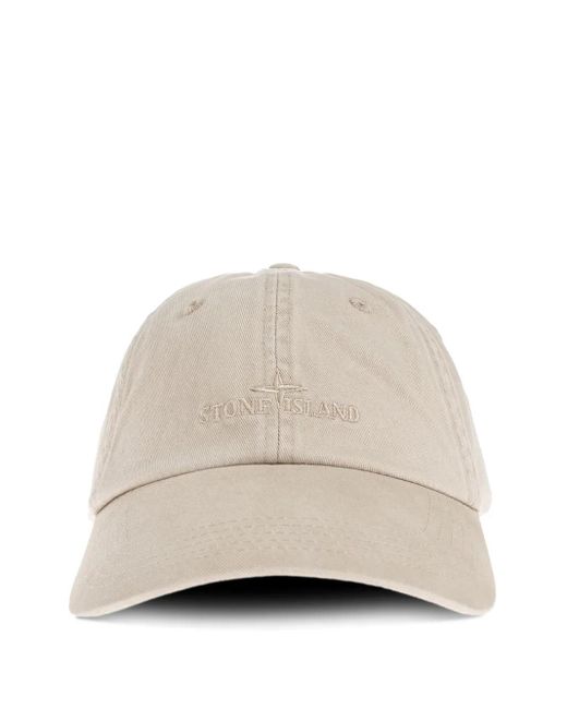 Stone Island Natural Baseball Cap for men