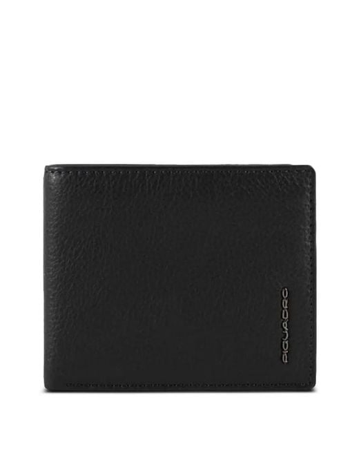 Piquadro Black Leather Cardholder