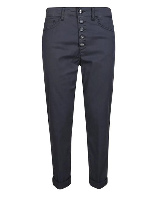 Dondup Blue Buttoned Trousers