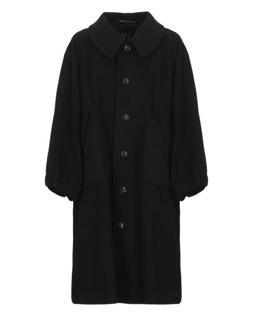 Manteau À Boutonnière Y's Yohji Yamamoto en coloris Black