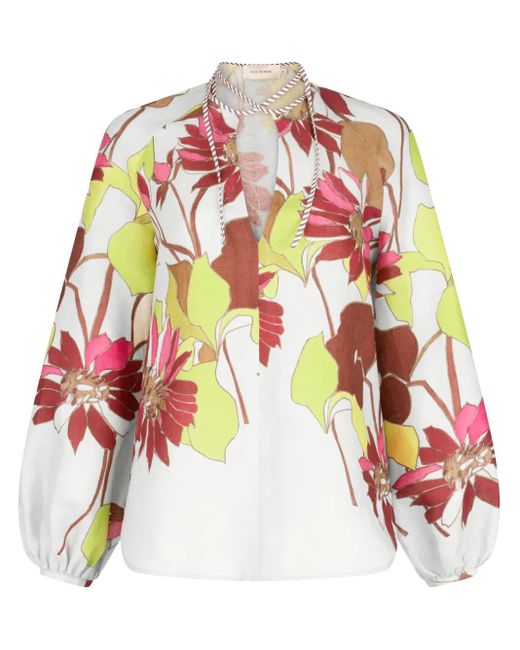 Silvia Tcherassi Molveno ブラウス White