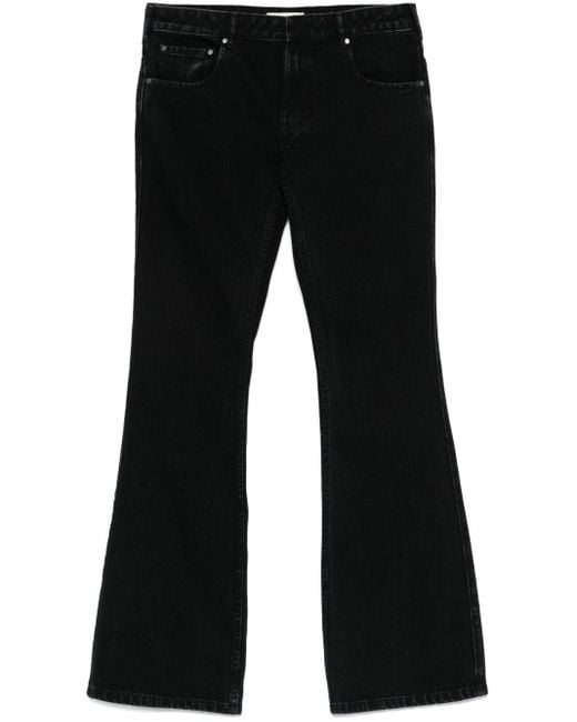 Entire studios Black Mid-Rise Flared Jeans