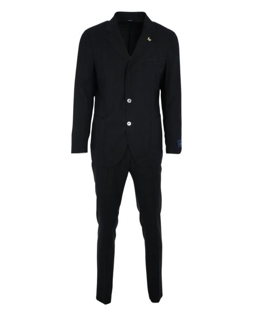 Tombolini Black Single-Breasted Suit for men