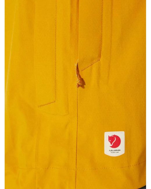 Fjallraven Yellow Hooded Jacket for men