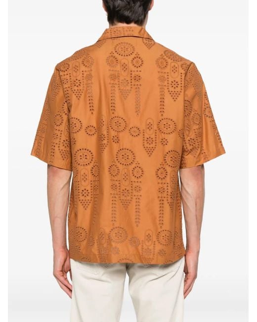 NN07 Orange Ben Shirt for men