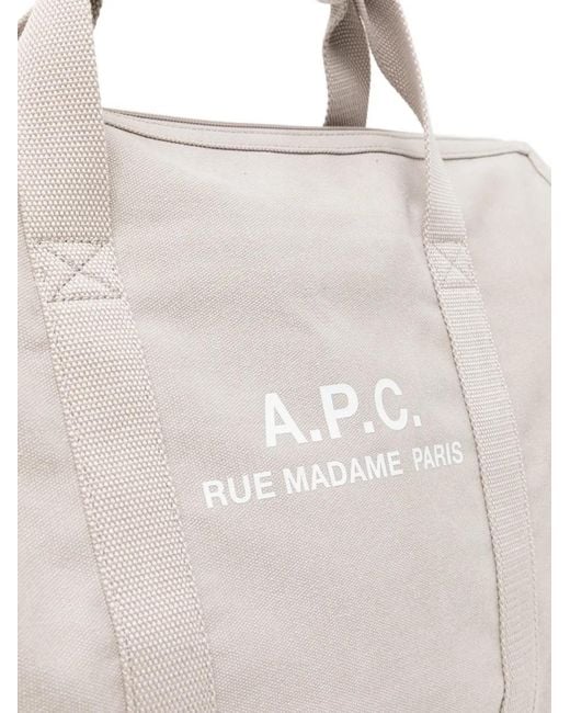 A.P.C. White Recperation Holdall for men