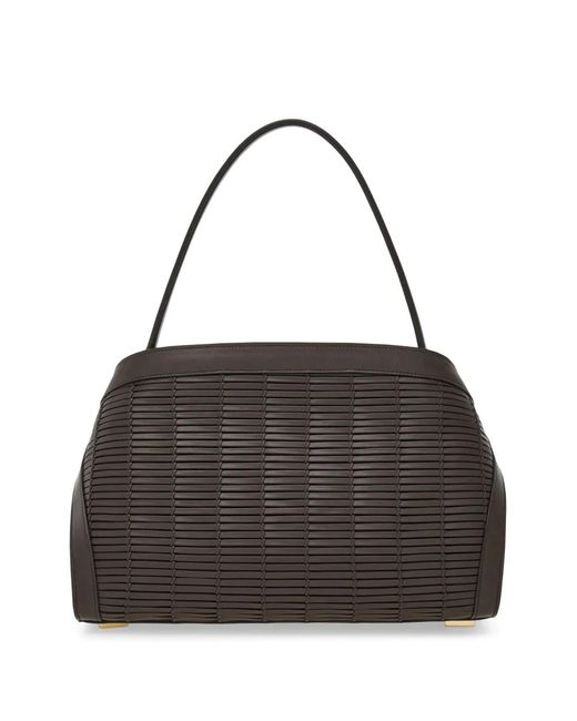 Ferragamo Black Hug Soft Shoulder Bag (M)