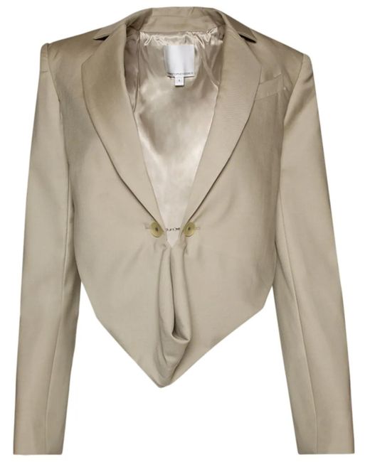 Christopher Esber Natural Talus Cropped-Blazer