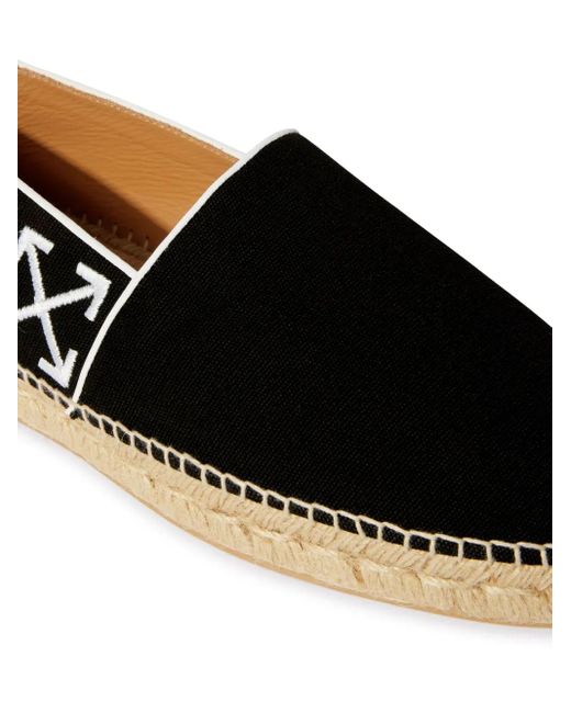 Off-White c/o Virgil Abloh Black Biarritz Espadrilles for men