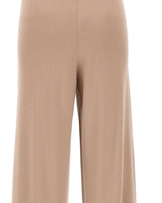 Pantalones con cinturilla elástica Eleventy de color Natural