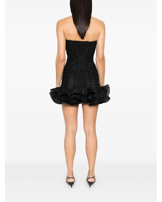 Charo Ruiz Black Pralle Mini Dress