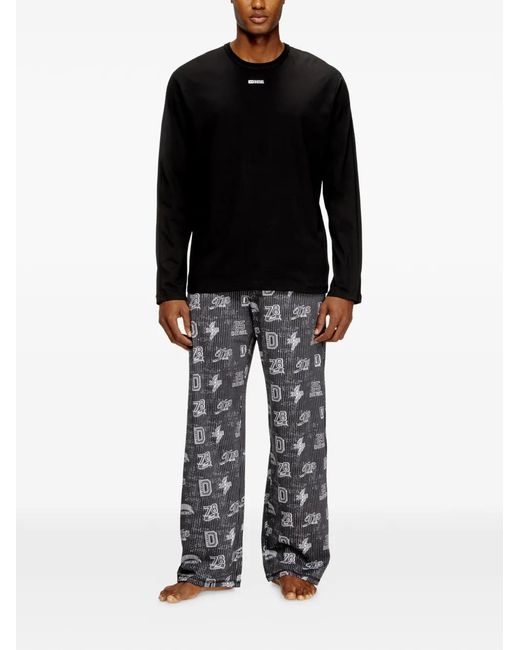 DIESEL Black Nolan-D-Box Pyjamas for men
