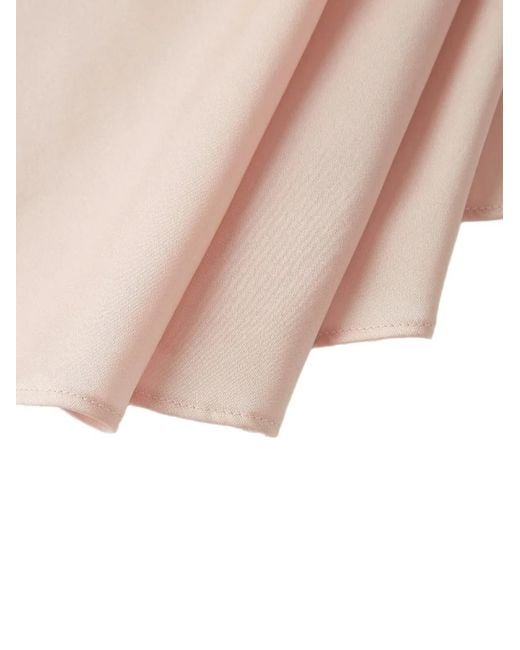 Shanghai Tang Pink Bead-Embellished Asymmetric Qipao Dress