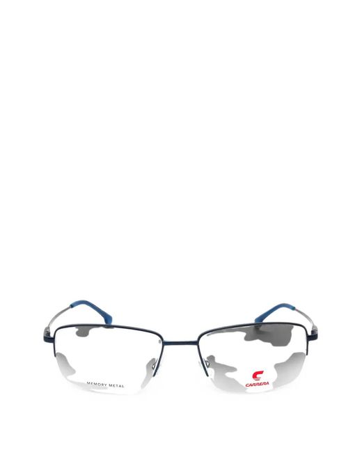 Carrera White Rectangle-Frame Glasses for men
