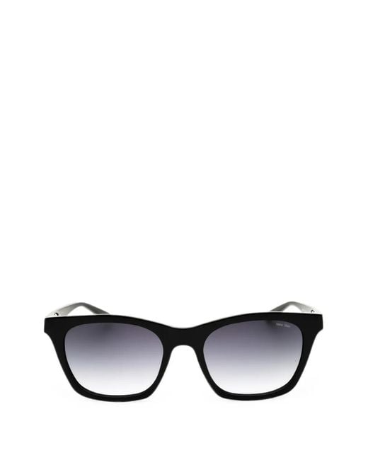 Nike Black Vital Flow Rectangle-Frame Sunglasses
